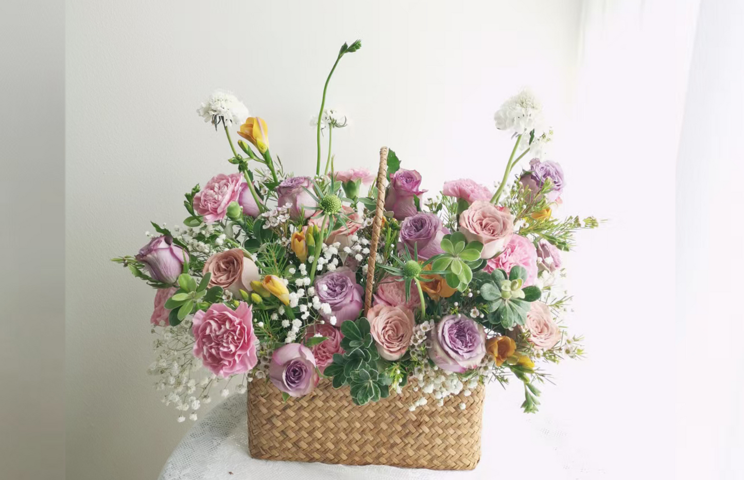 Fresh Flower Basket 02
