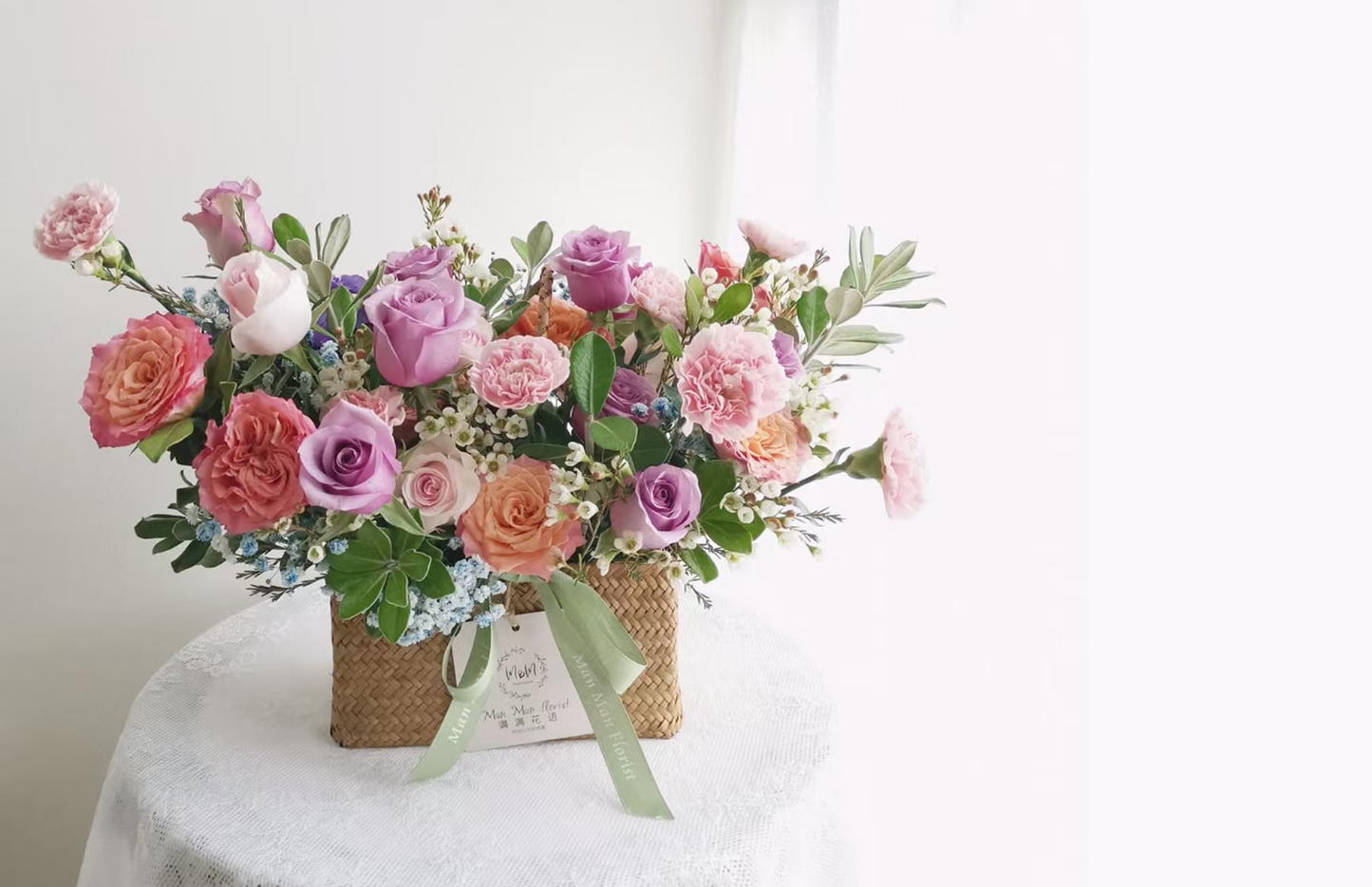 Fresh Flower Basket 05
