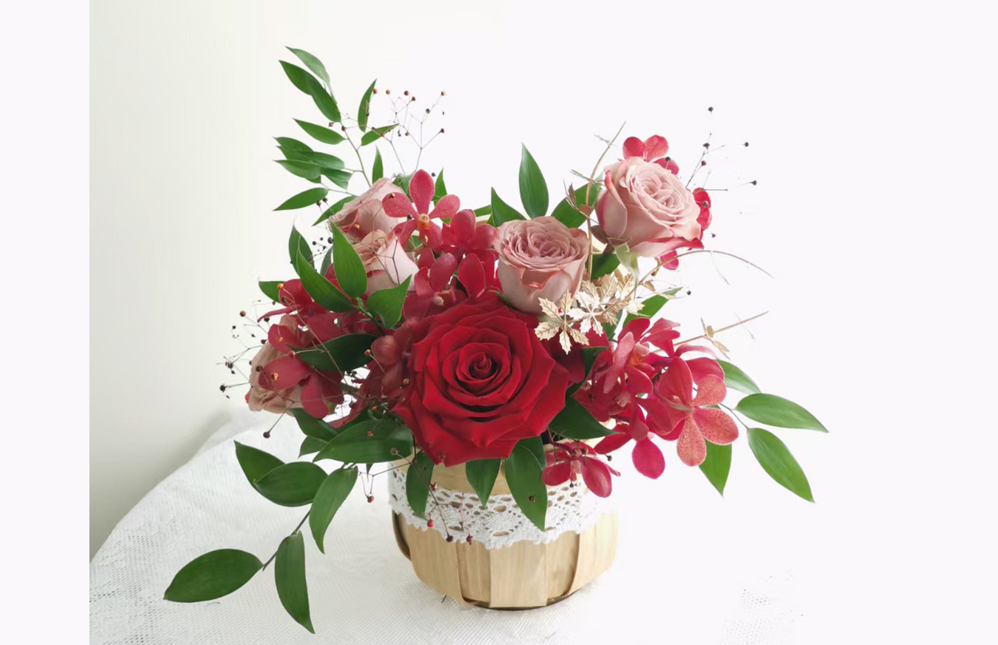 Fresh Flower Basket 03